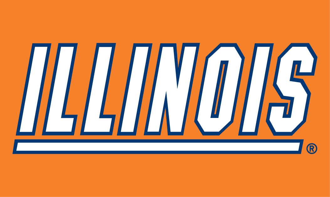 Illinois Fighting Illini 1989-2013 Wordmark Logo 03 iron on paper